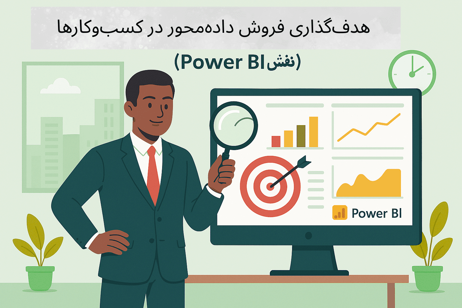هدف‌گذاری فروش با Power BI | راهنمای جامع برای کسب‌وکارها